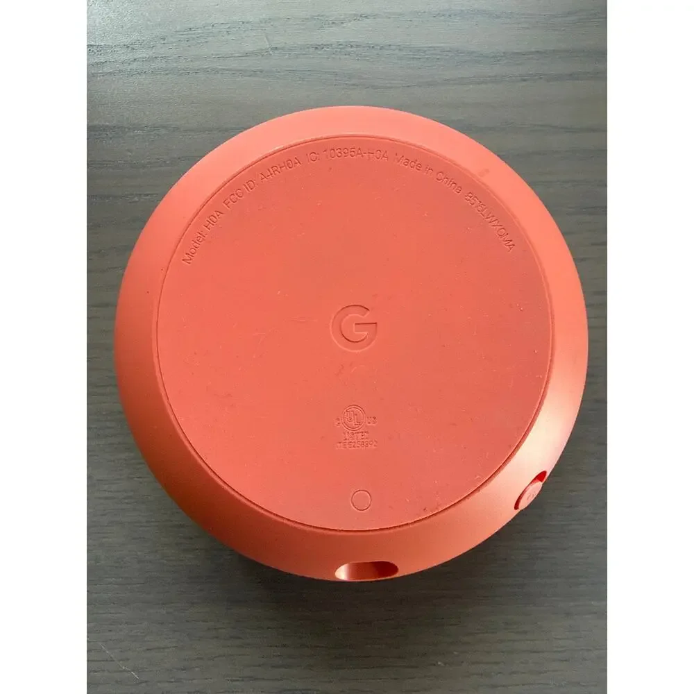 Google Home Nest Mini 1st Gen Speaker Model H0A Power Adapter in Orange